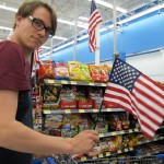 Stars and Stripes, dahinter Essen