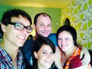 Selfie mit Igor und Angela
