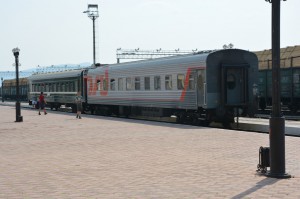 Alle anderen Waggons wurden abgekoppelt - übrig bleiben die Touri-Waggons