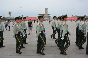 Auf dem Tiananmen-Platz