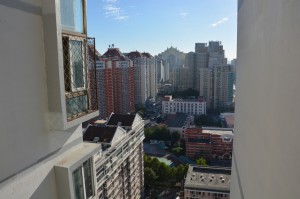 Der Ausblick vom 24. Stock unserer Couchsurferung
