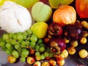 So einen exotischen Obstteller hatte SIE noch nie