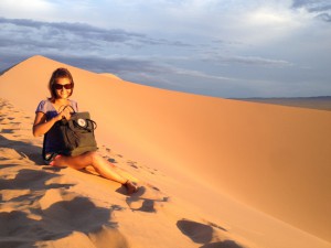 Nach 300 Höhenmetern im Sand hat SIE es hoch geschafft