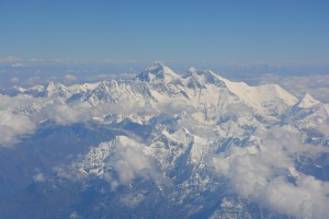 Blick vom Flieger: Nepal beheimatet acht der zehn Höchsten Berge der Welt