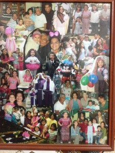 Erinnerungsfotos an die Gäste aus aller Welt und Familienfotos